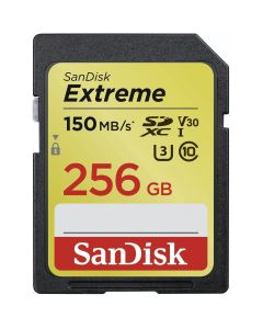Sandisk extreme SDXC 256GB